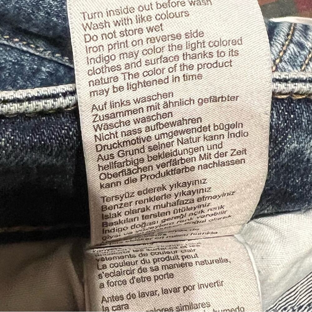 Mavi Barcelona High Rise Loose Straight Blue Jeans Women Size 26 - Picture 10 of 15